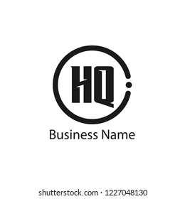 Initial Letter HQ Logo Template Design