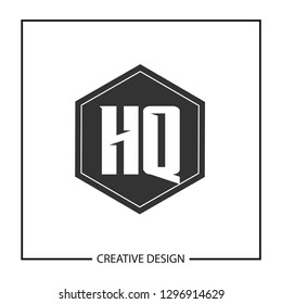 Initial Letter HQ Logo Template Vector Design