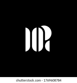 Initial Letter HR Logo Design. Initial Letter HOR Logo Design. Good for Brand Identity.