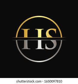 Initial Letter HS Business Logo Design vector Template. Abstract Letter HS logo Design