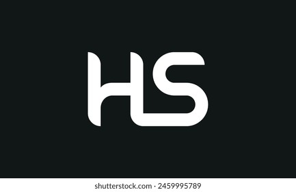 Initial Letter HS Logo Design. HS Logo Design. Creative And Modern HS logo.