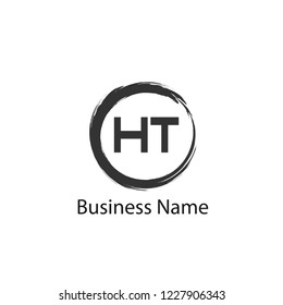 Initial Letter HT Logo Template Design