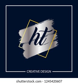 Initial Letter HT Logo Template Design