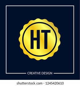 Initial Letter HT Logo Template Design