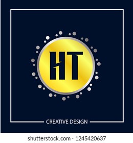 Initial Letter HT Logo Template Design