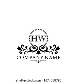 Letra inicial Logotipo de plantilla de diseño de monograma simple y elegante