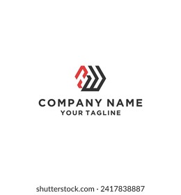 Initial Letter HW WH Logo Design Vector Illustration	