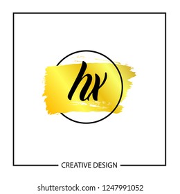 Initial Letter HX Logo Template Design