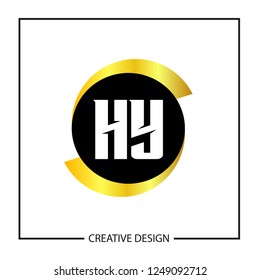 Initial Letter HY Logo Template Design