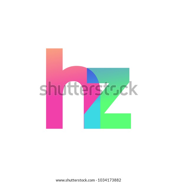 Initial Letter Hz Lowercase Logo Green Stock Vector Royalty Free 1034173882 Shutterstock 7476