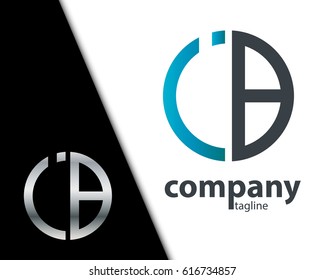 Initial Letter IB JB With Linked Circle Logo