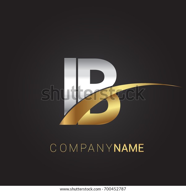 Initial Letter Ib Logotype Company Name Stock Vector (Royalty Free ...