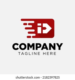 INITIAL LETTER ID FOR DELIVER, LOGISTIC LOGO