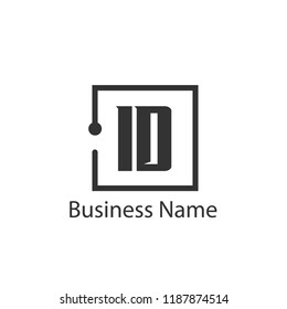 Initial Letter ID Logo Template Design