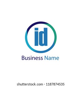 Initial Letter ID Logo Template Design
