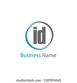 Initial Letter ID Logo Template Design