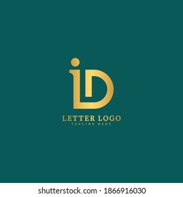 Initial Letter ID Logotype Company Name Monogram Design For Company And Business Logo.