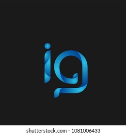 Initial Letter IG Logo Design