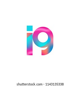 Initial Letter IG Logo Lowercase colorful design, Modern and Simple Logo Design.
