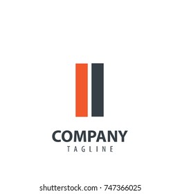 Initial Letter II Design Logo