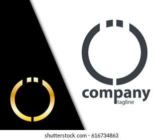 Initial Letter II JI With Linked Circle Logo