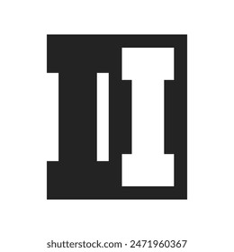 Plantilla inicial de diseño de logotipo Carta II. Logotipo II