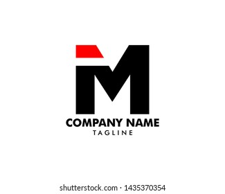 Initial Letter IM Logo Template Design