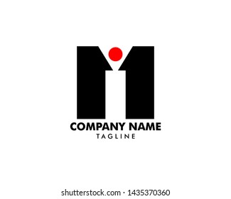 Initial Letter IM Logo Template Design