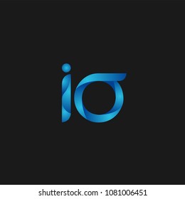 Initial Letter IO Logo Design