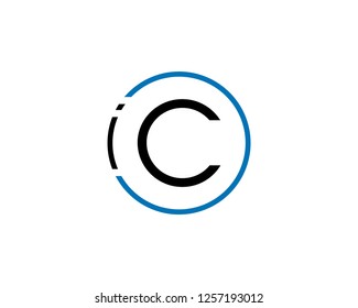 Initial Letter IOC Logo Template Design