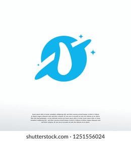 Initial Letter I-Swoosh Orbit Logo Designs Vector, I-Initial Logo for kids logo template, Logo symbol icon