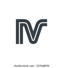 Initial Letter IX DX DC Linked Design Logo