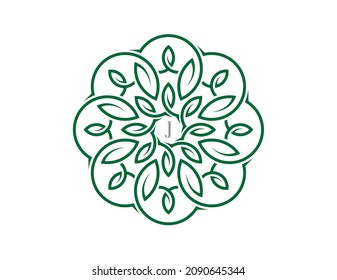 initial letter J Elegant Floral Logo Vector Design illustrations Template. 
Vector Logo design for natural products, flower shop, cosmetics, Organic, ecology concepts, health, spa.