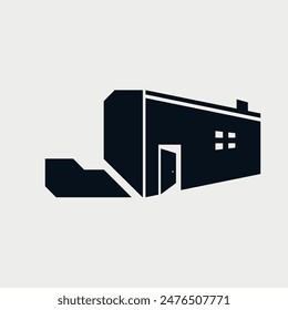 Letra inicial J Home o House logo design. Diseño único y clásico de bienes raíces concepto alfabeto fuente. Ilustración vectorial.