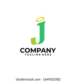 diseño del logotipo j letra inicial inspiración vectorial