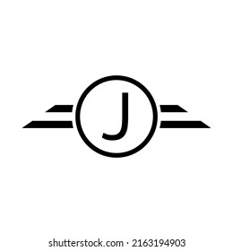 Initial Letter J Logo Design Vector Stock Vector (royalty Free 