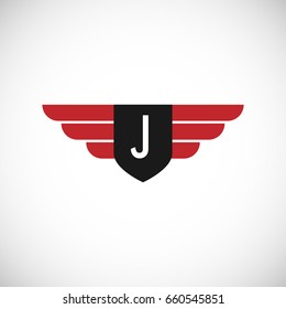 Initial Letter J logo design, vector icon template for professional branding and business.