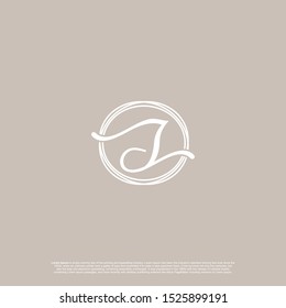 Initial Letter J Logo Sign Symbol Luxury concepts.