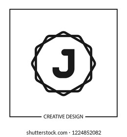Initial Letter J Logo Template Vector Design