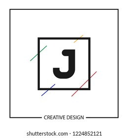 Initial Letter J Logo Template Vector Design