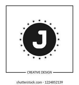 Initial Letter J Logo Template Vector Design