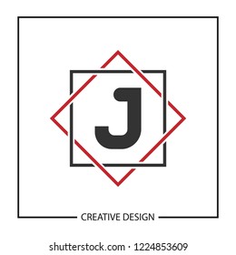 Initial Letter J Logo Template Design Vector Illustration