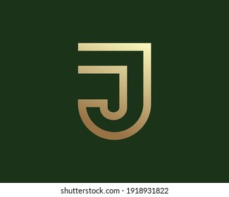 Initial Letter J Logo Vorlage geeignet für Unternehmen und Produktnamen. Dieses stilvolle Logo-Design kann für verschiedene Zwecke für ein Unternehmen, ein Produkt, einen Service oder für all Ihre Ideen verwendet werden.