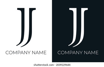 	
Initial letter j logo vector design template. Creative modern trendy j typography and black colors.