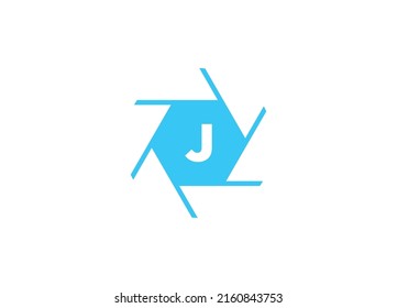 Initial Letter J Fotografy Logo Kamera Objektiv Konzept. Capture Logo kombinierte Logo-Logo-Bildsignatur