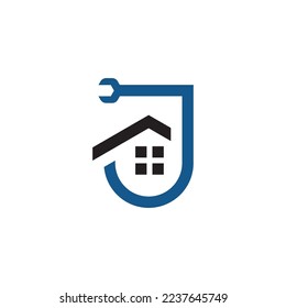 Anfangsbuchstabe J - Immobilienlogo