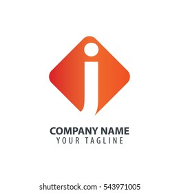 Initial Letter J Square Logo
