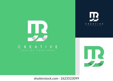 Initial letter JB Logo design vector illustration.