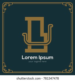 Initial letter JB logotype company name. Vector for company name.