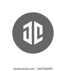 Initial Letter JC Logo. Modern and Minimalist Icon - Vector